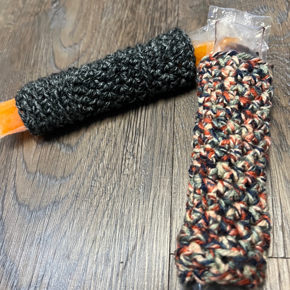 Set of 2 handmade popsicle cozies